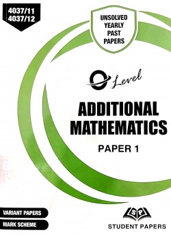 Additional Maths Paper 1